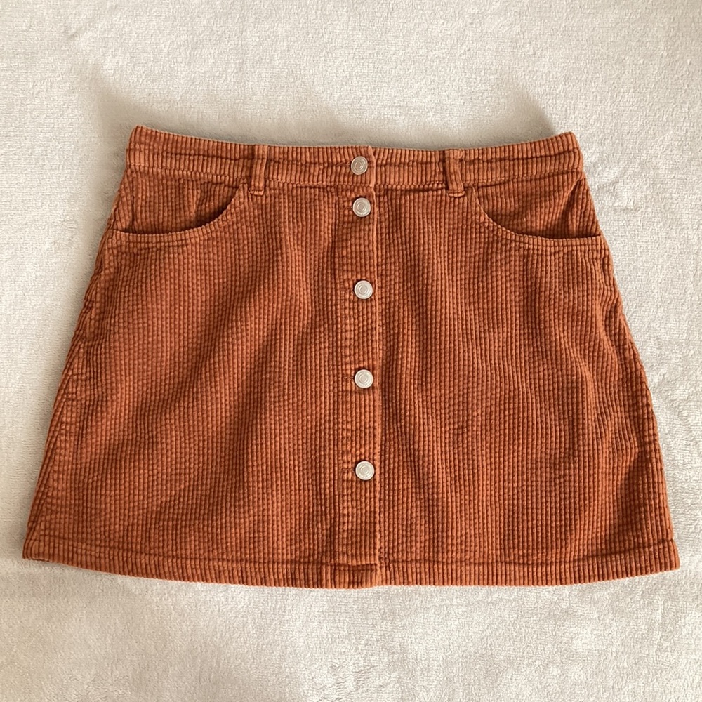 ZARA corduroy mini skirt size large
